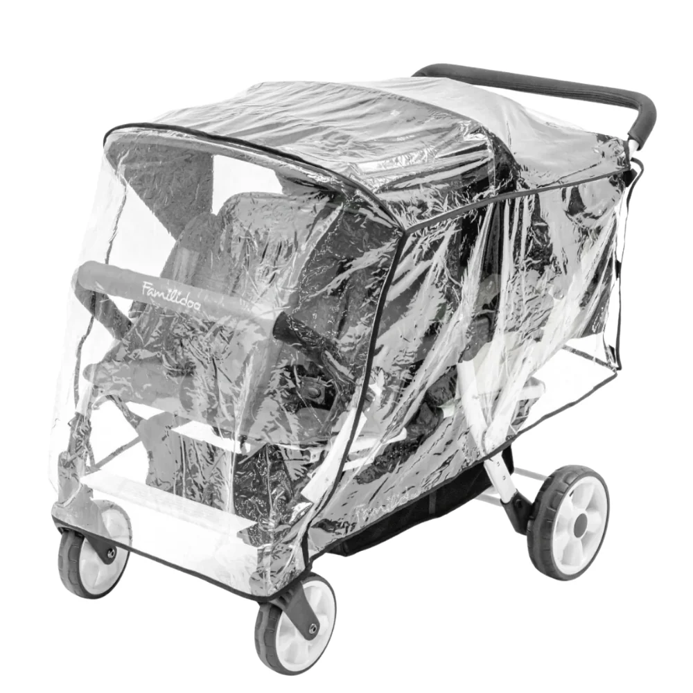 Familidoo 4 Seater Stroller -  Plus Free Rain Cover - Image 8