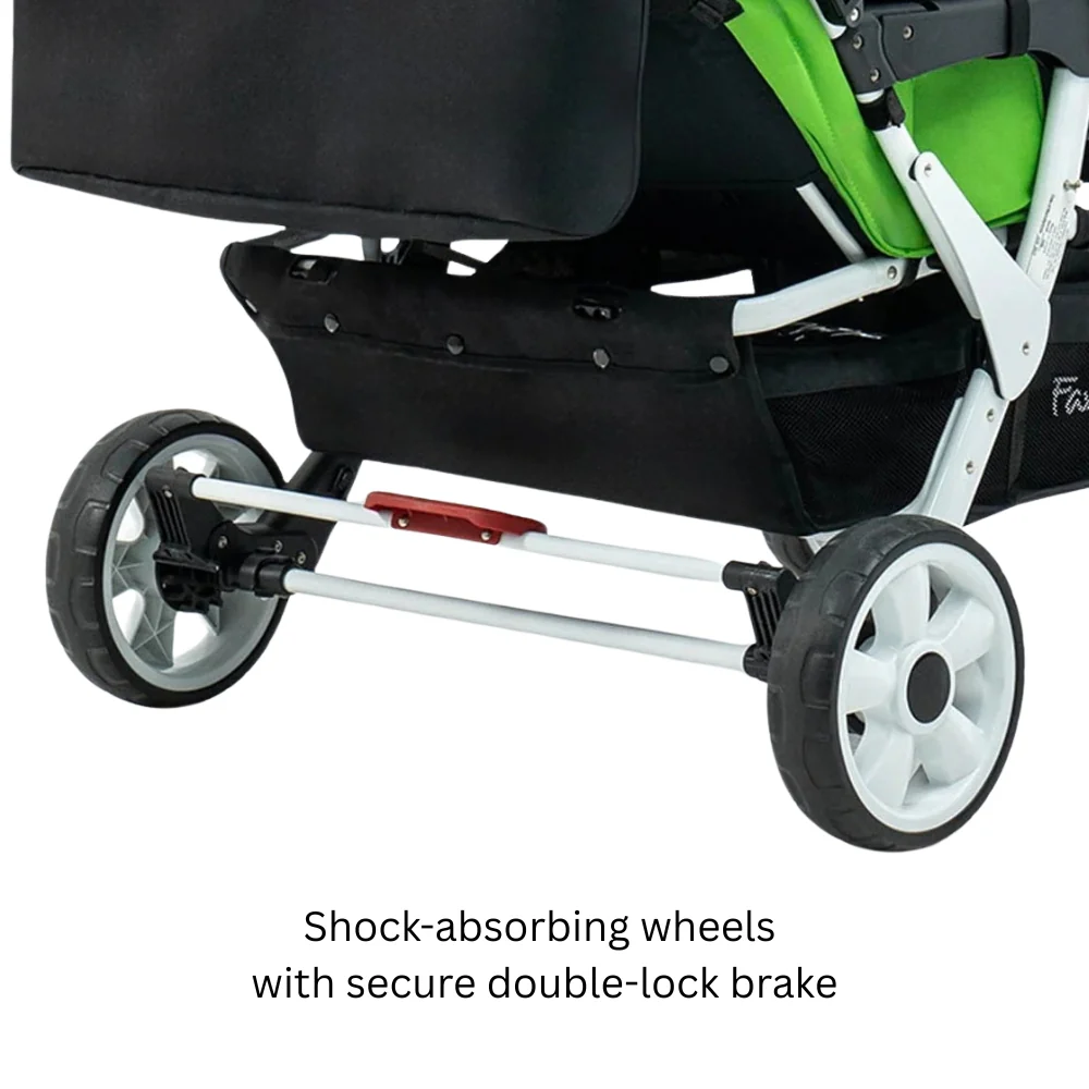 Familidoo 4 Seater Multi Colour Stroller - Plus FREE Rain Cover - Image 13