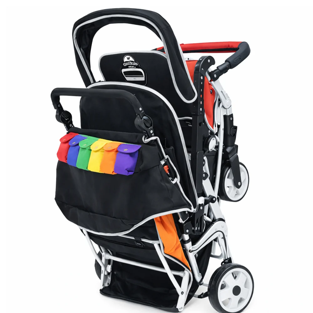 Familidoo 6 Seater Multi Colour Stroller - Plus FREE Rain Cover - Image 10