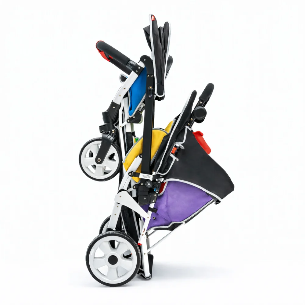 Familidoo 6 Seater Multi Colour Stroller - Plus FREE Rain Cover - Image 5