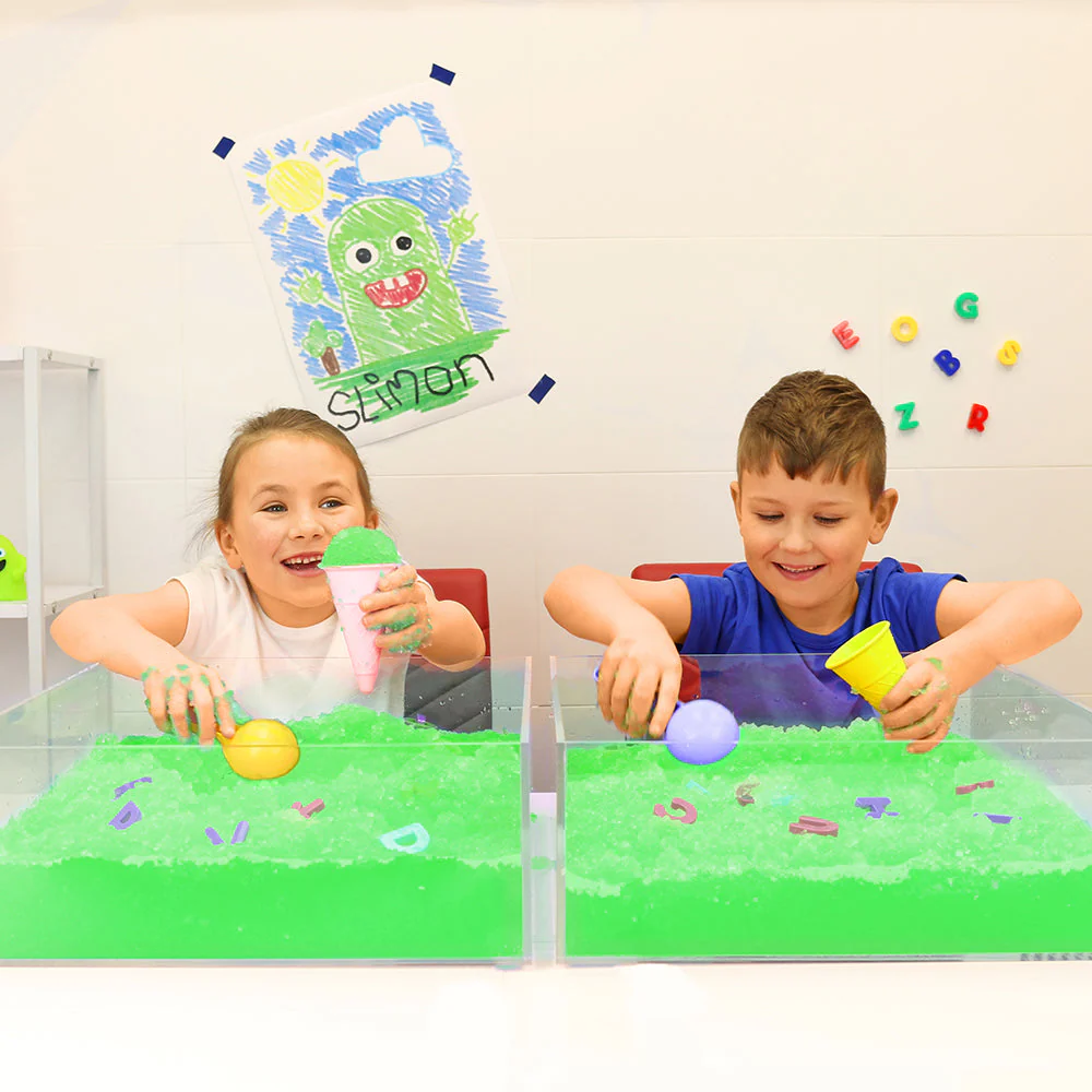Gelli Play Sensory & Modelling Fun! Mixed Colours, White, Green, Blue & Pink - Image 11