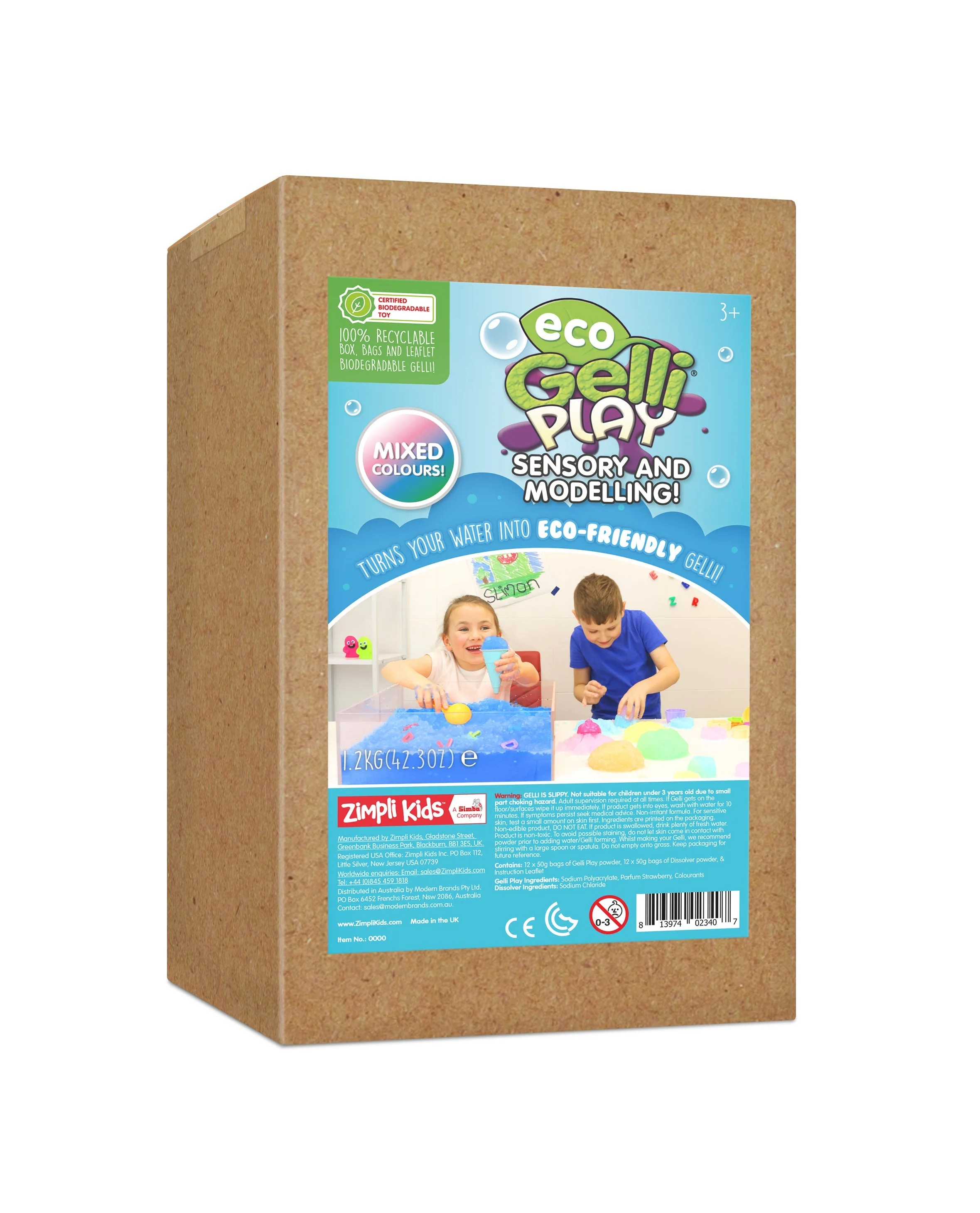 Gelli Play Sensory & Modelling Fun! Mixed Colours, White, Green, Blue & Pink - Image 16