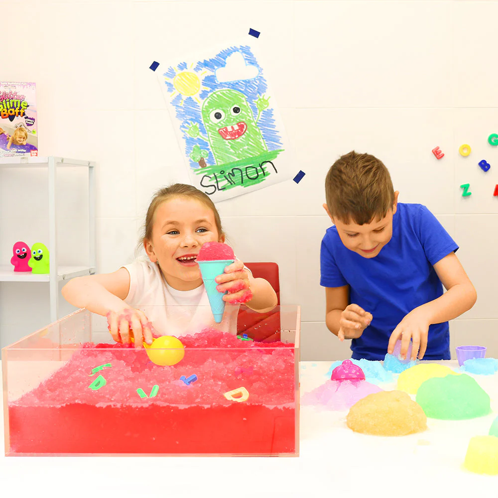 Gelli Play Sensory & Modelling Fun! Mixed Colours, White, Green, Blue & Pink - Image 3