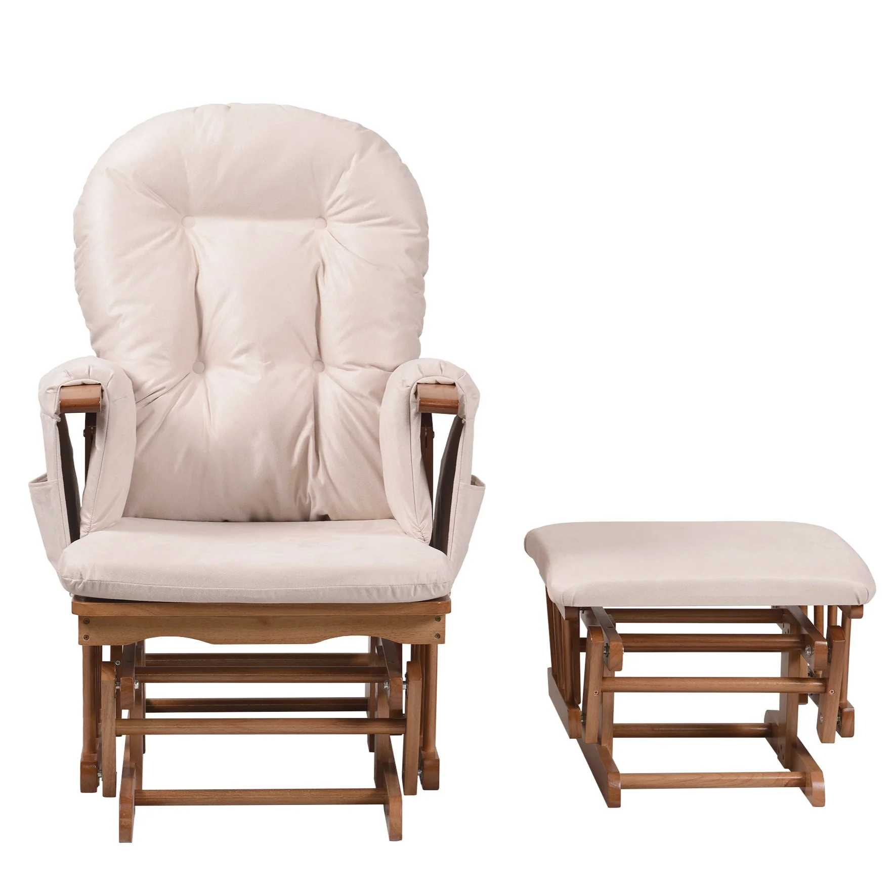 Haywood Reclining Nursing Chair and Footstool - Image 17