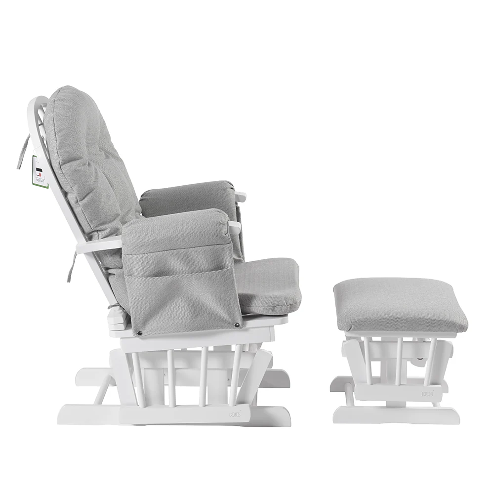 Haywood Reclining Nursing Chair and Footstool - Image 23