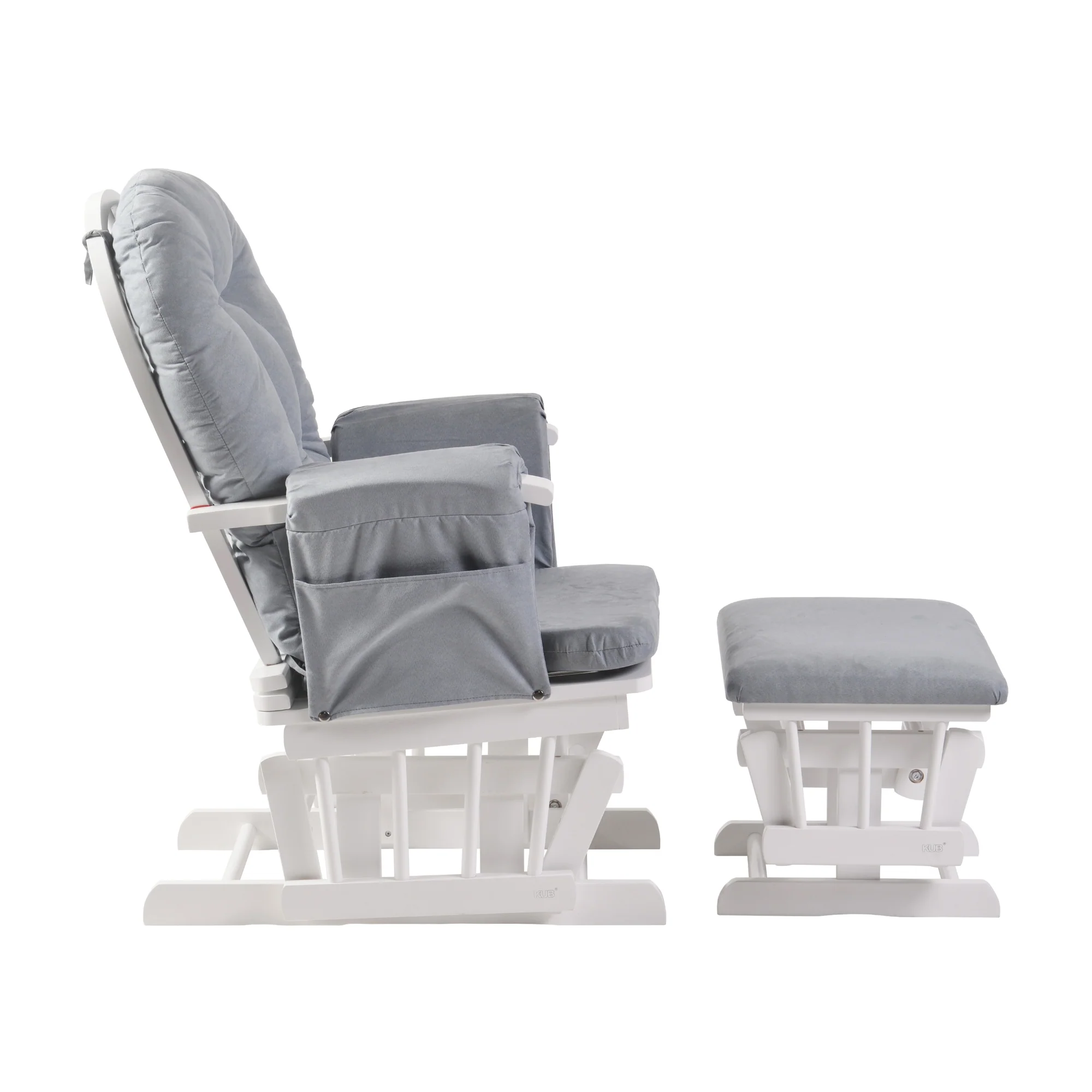 Haywood Reclining Nursing Chair and Footstool - Image 3