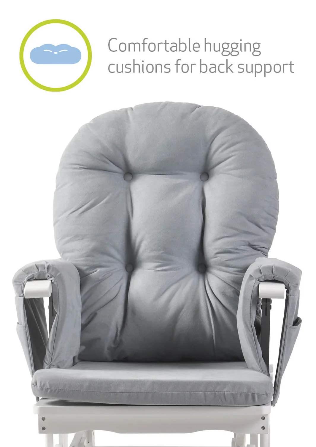 Haywood Reclining Nursing Chair and Footstool - Image 4