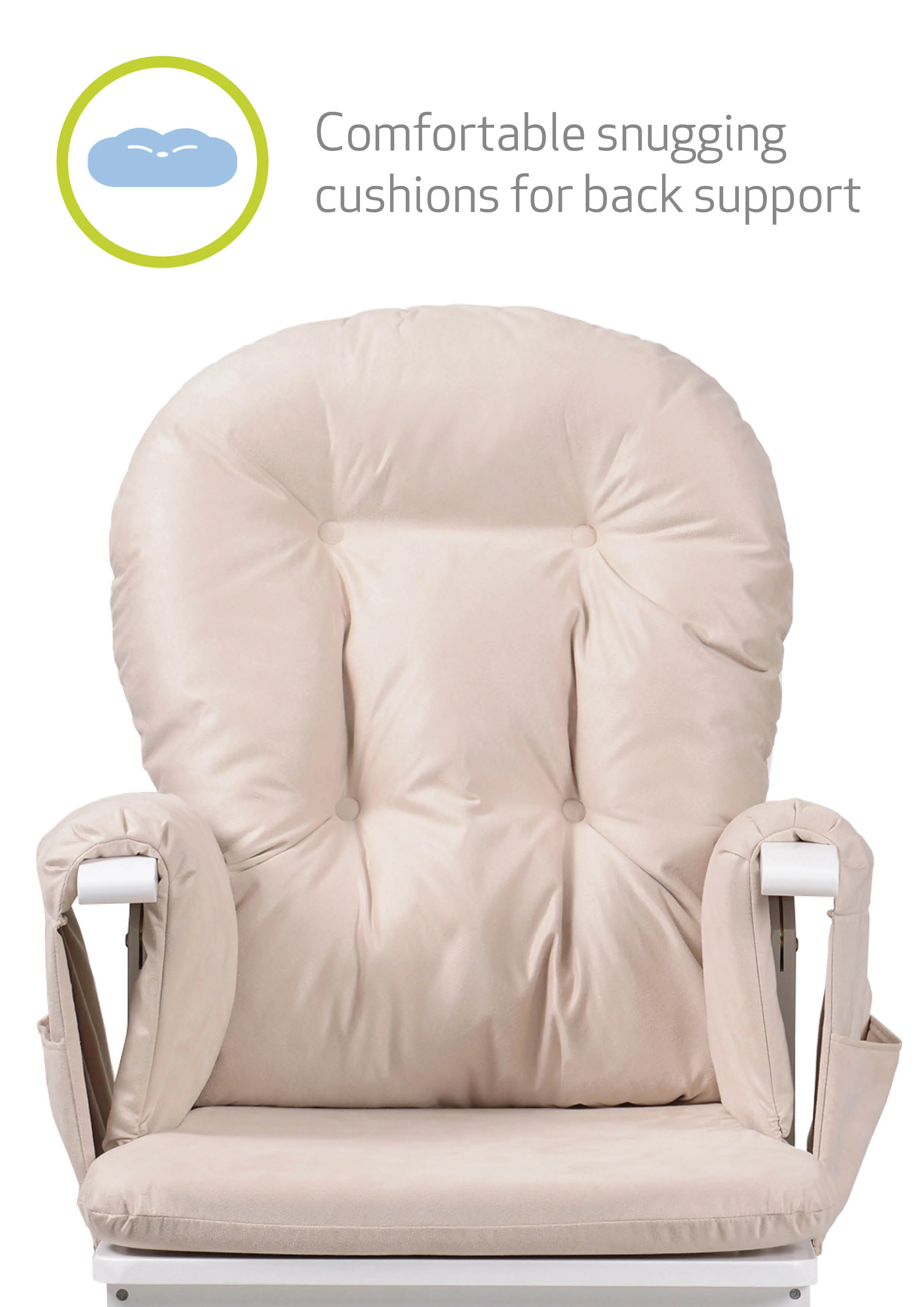 Haywood Reclining Nursing Chair and Footstool - Image 9