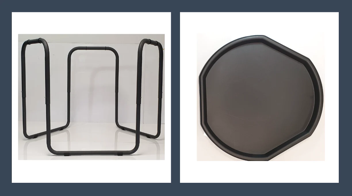 Hexacle Tuff Tray (90cm) and stand - Black - Image 4