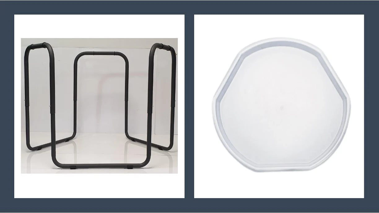 Hexacle Tuff Tray (90cm) and stand - Clear - Image 4