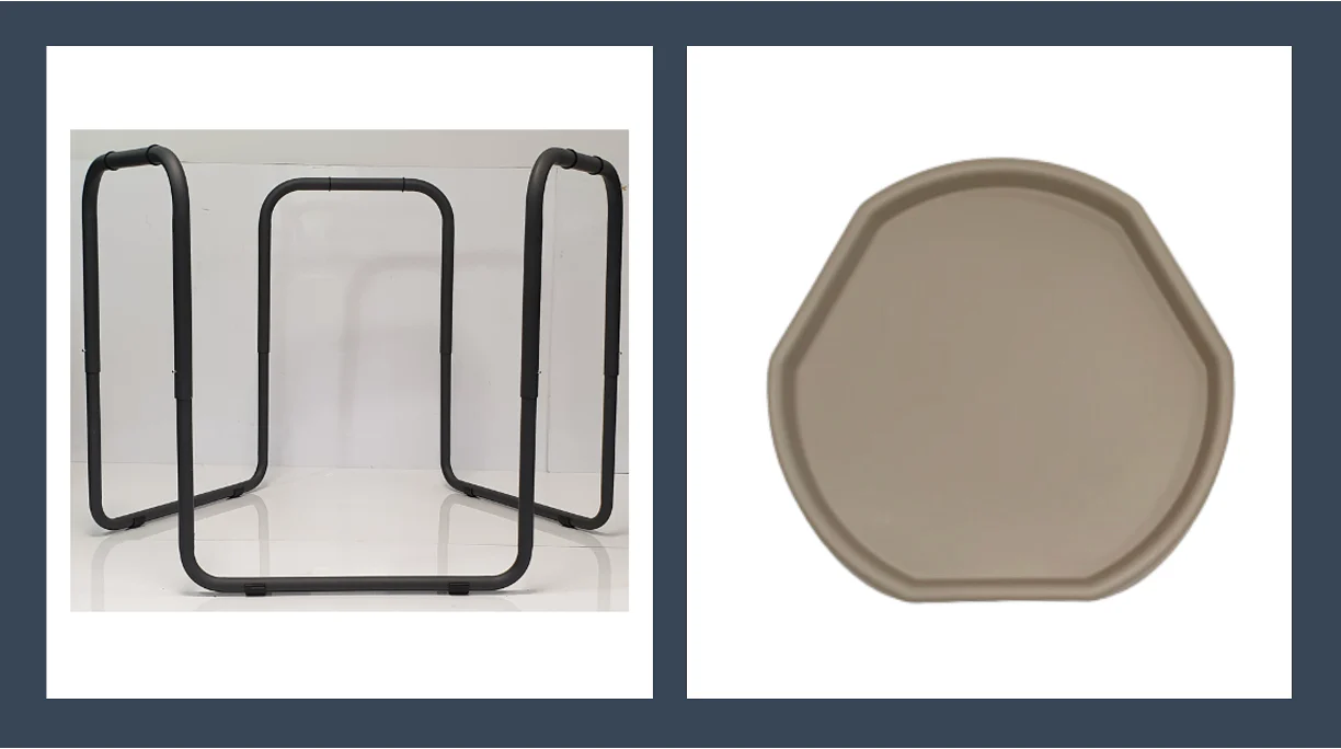Hexacle Tuff Tray (90cm) and stand - Sand Taupe - Image 5