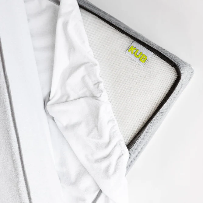 Kub Fitted Cotbed Mattress Protector 140 x 70cm - Image 6