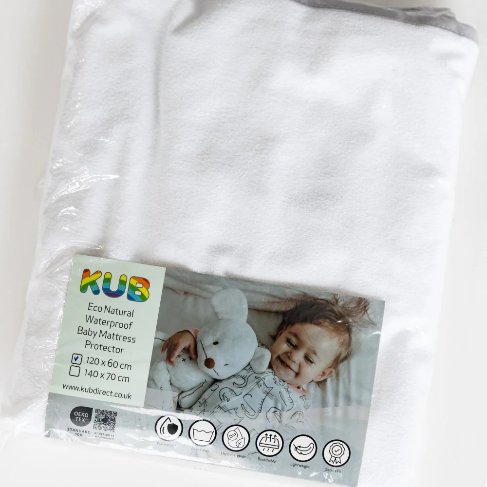 Kub Fitted Cot Mattress Protector - Image 3