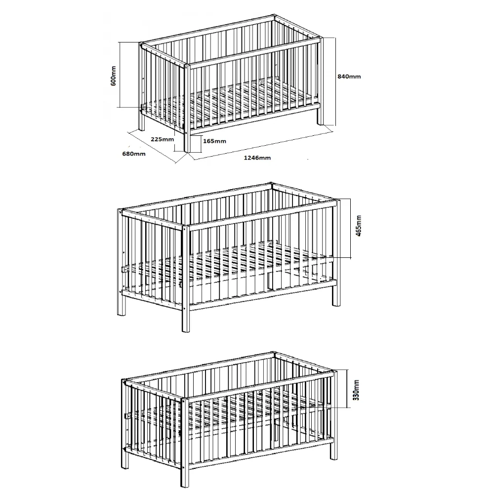 Kub Natural Cot - Image 6
