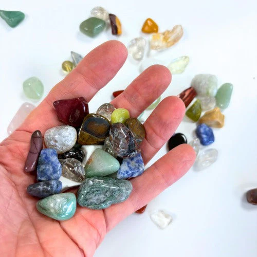 Natural Mixed Small Gemstones - 250g - Image 4