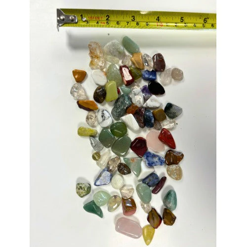 Natural Mixed Small Gemstones - 250g - Image 5