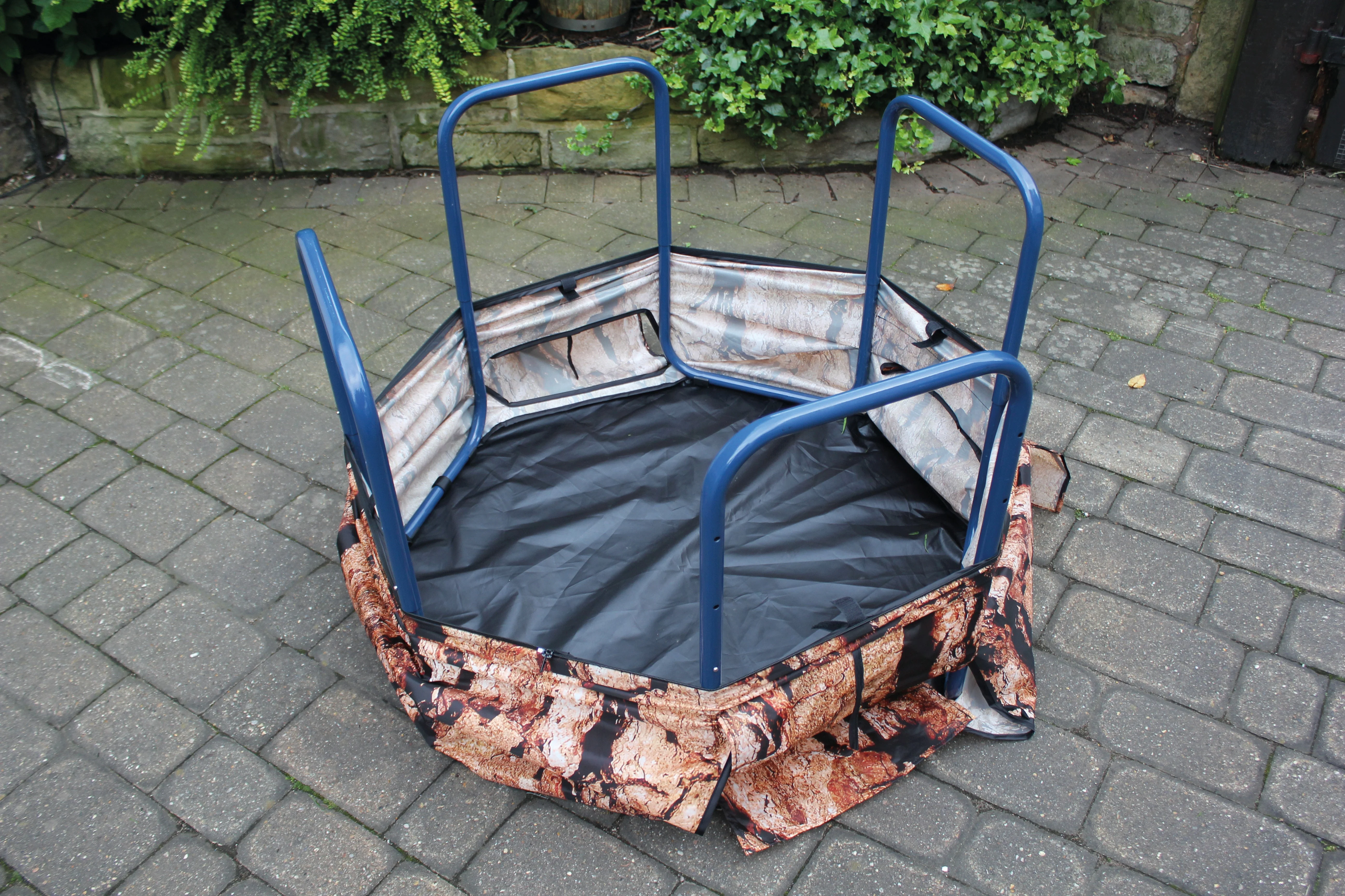 Natural Tree House And Tunnel - Tuff Tray Cover, No Frame - Image 4