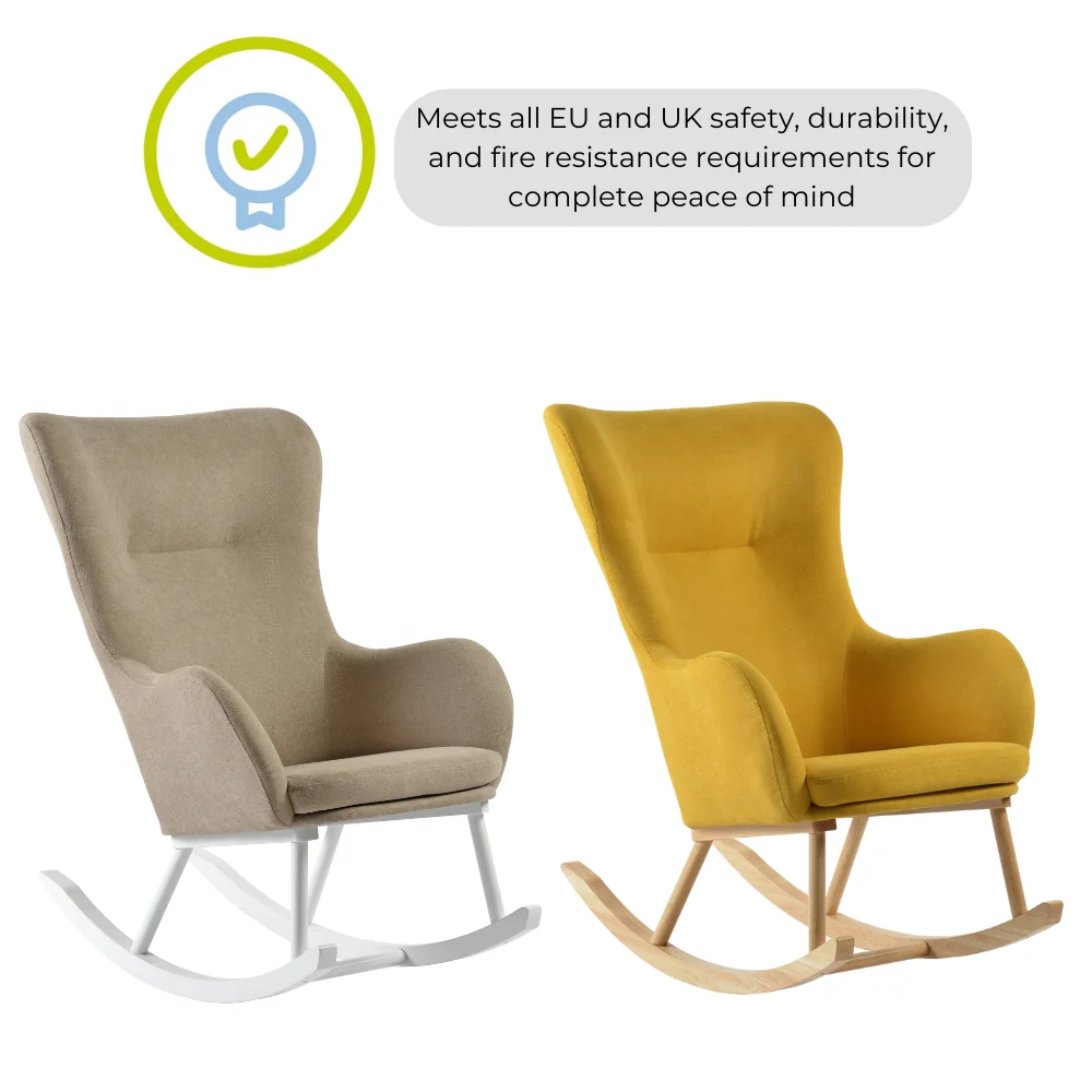 Paxton Nursing Rocking Chair with Cushions - Image 13