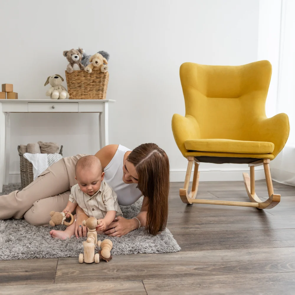 Paxton Nursing Rocking Chair with Cushions - Image 3