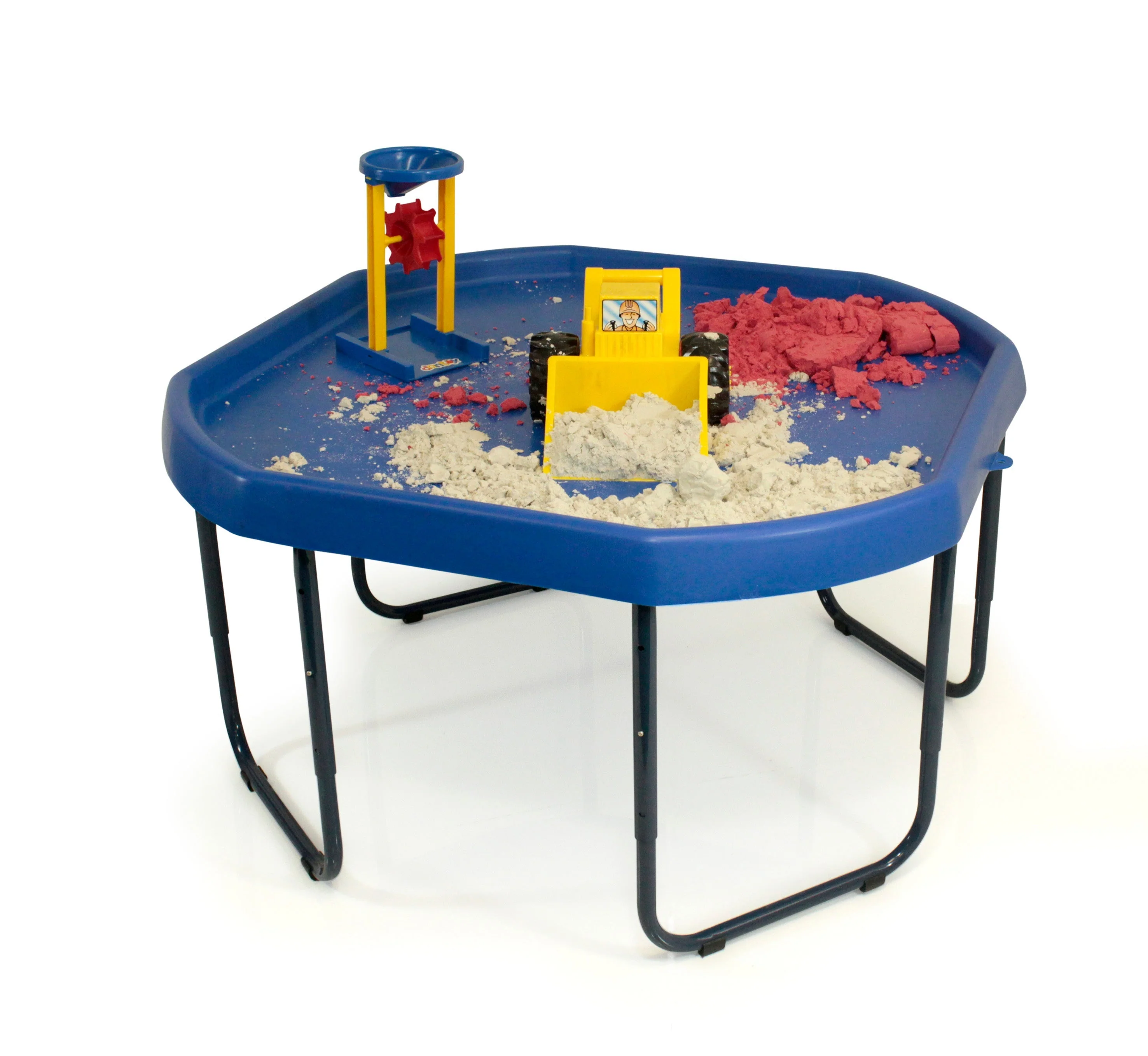 Tuff Tray (100cm), Stand and Water Resistant Cover - Blue Tray, Grey Stand and Blue Cover - Image 3